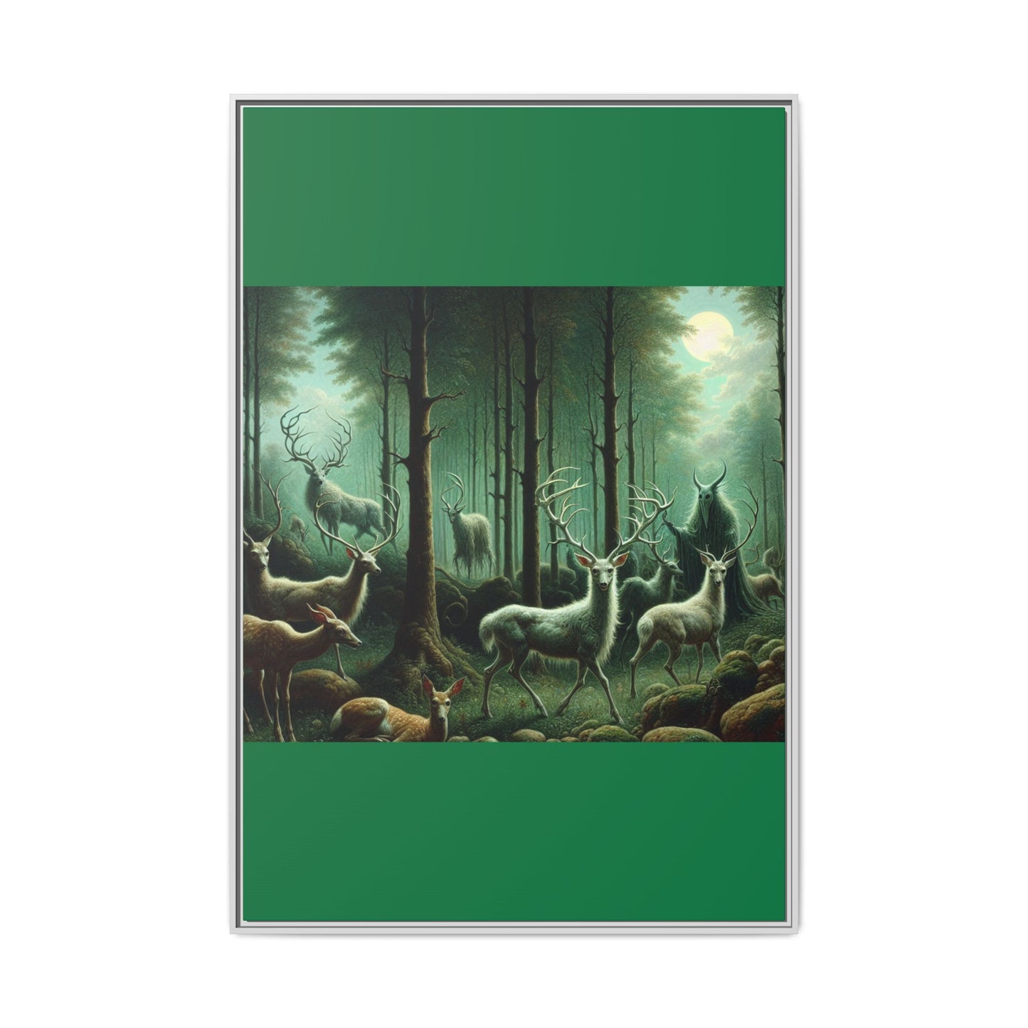 Wendigo Shepherd Canvas, Framed (Multi-color)