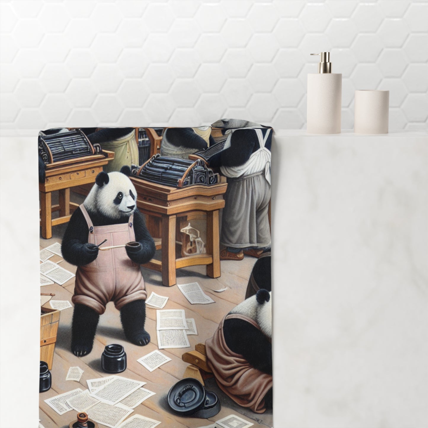 Printing Pandamonium Towel