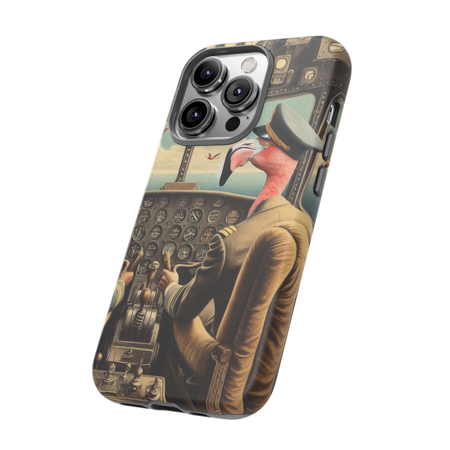 Flamingo Flight Deck Phone Case - IPHONE