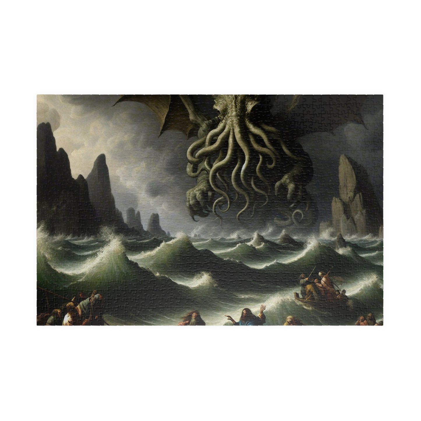 Cthulhu in the Storm Puzzle (110, 252, 520, 1014-piece)