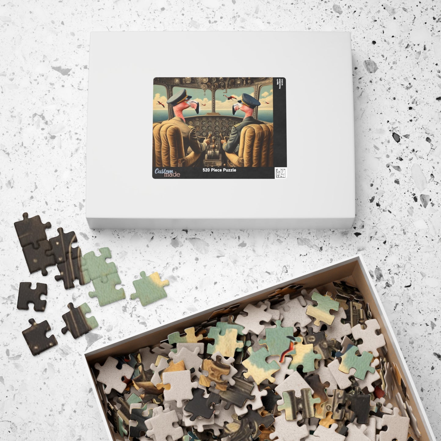 Flamingo Flight Deck Puzzle (110, 252, 520, 1014-piece)