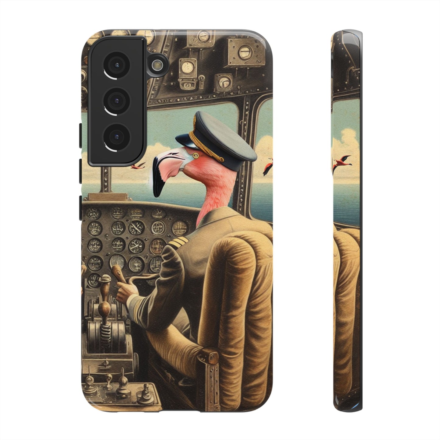 Flamingo Flight Deck Phone Case - GALAXY
