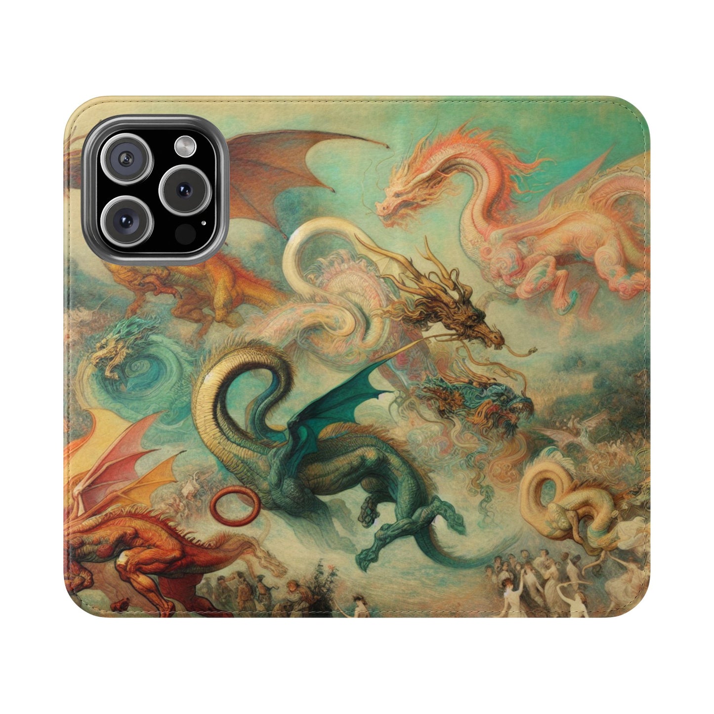 Degas Dreams of Dragons Flip Cases for iPhones