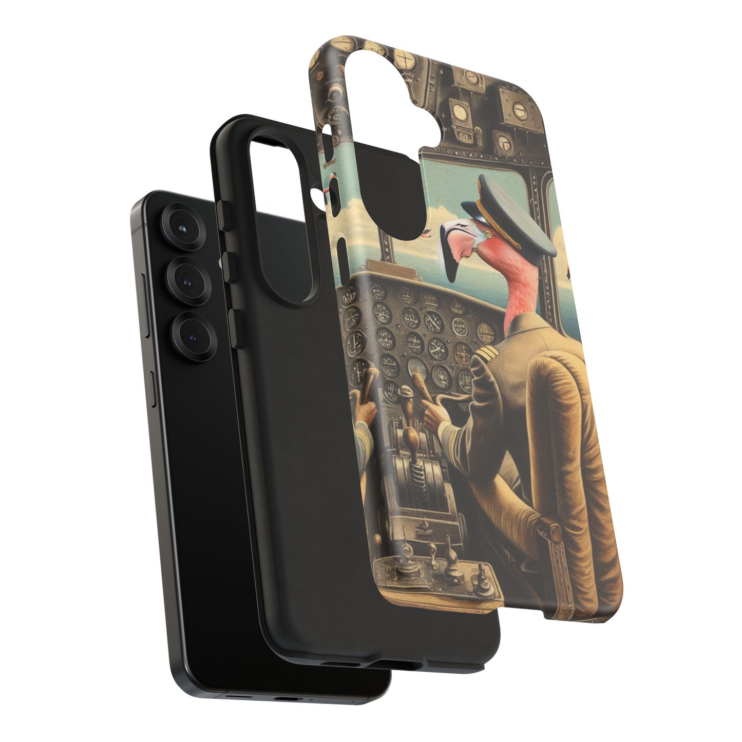 Flamingo Flight Deck Phone Case - GALAXY