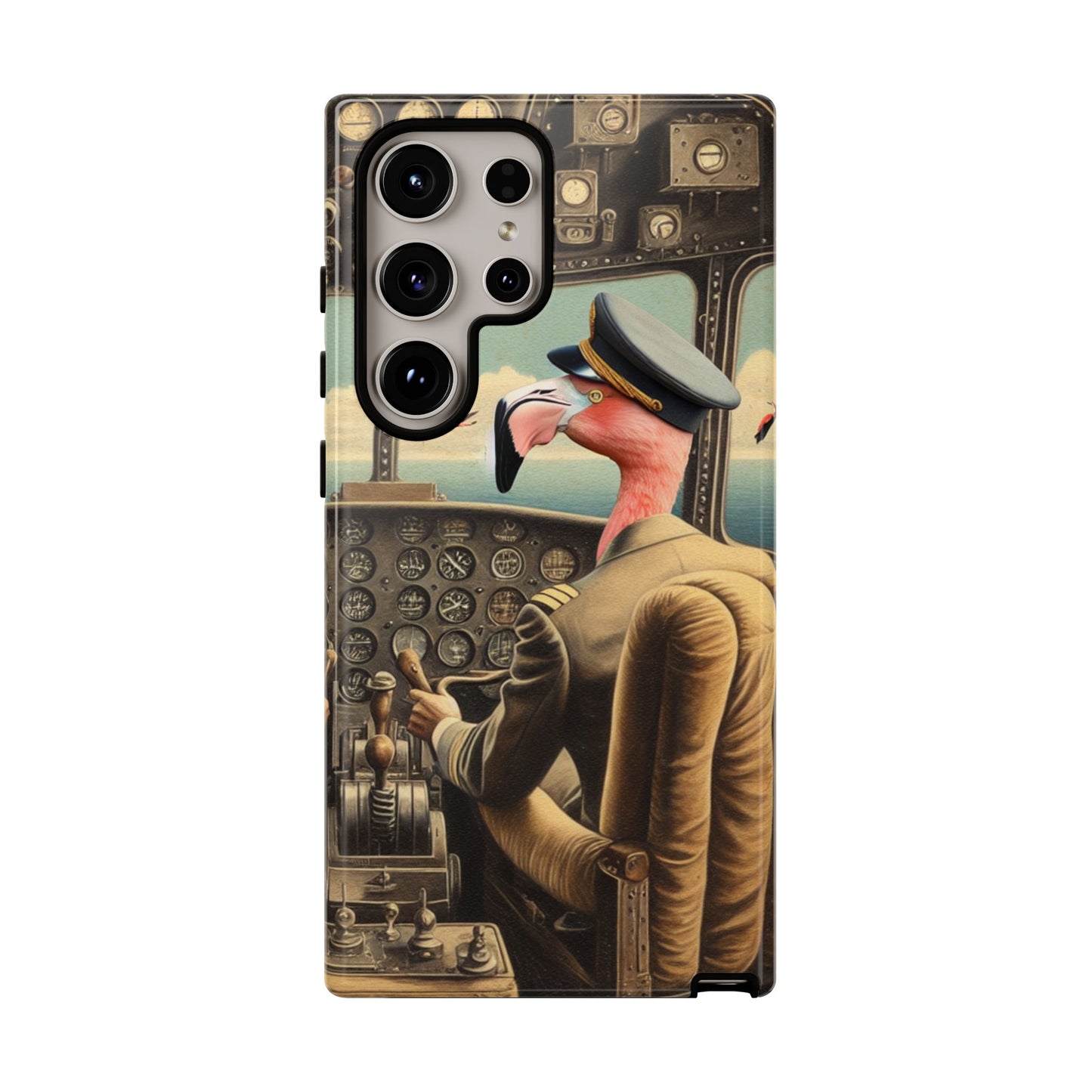 Flamingo Flight Deck Phone Case - GALAXY