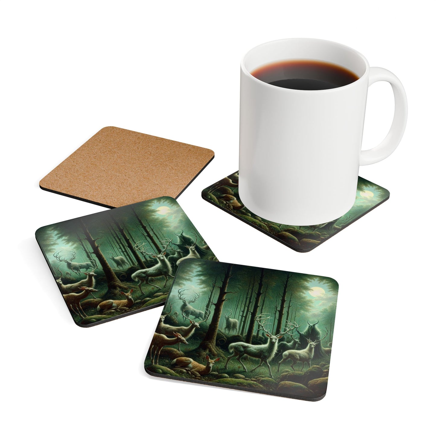 Wendigo Shepherd 4pc Coaster Set
