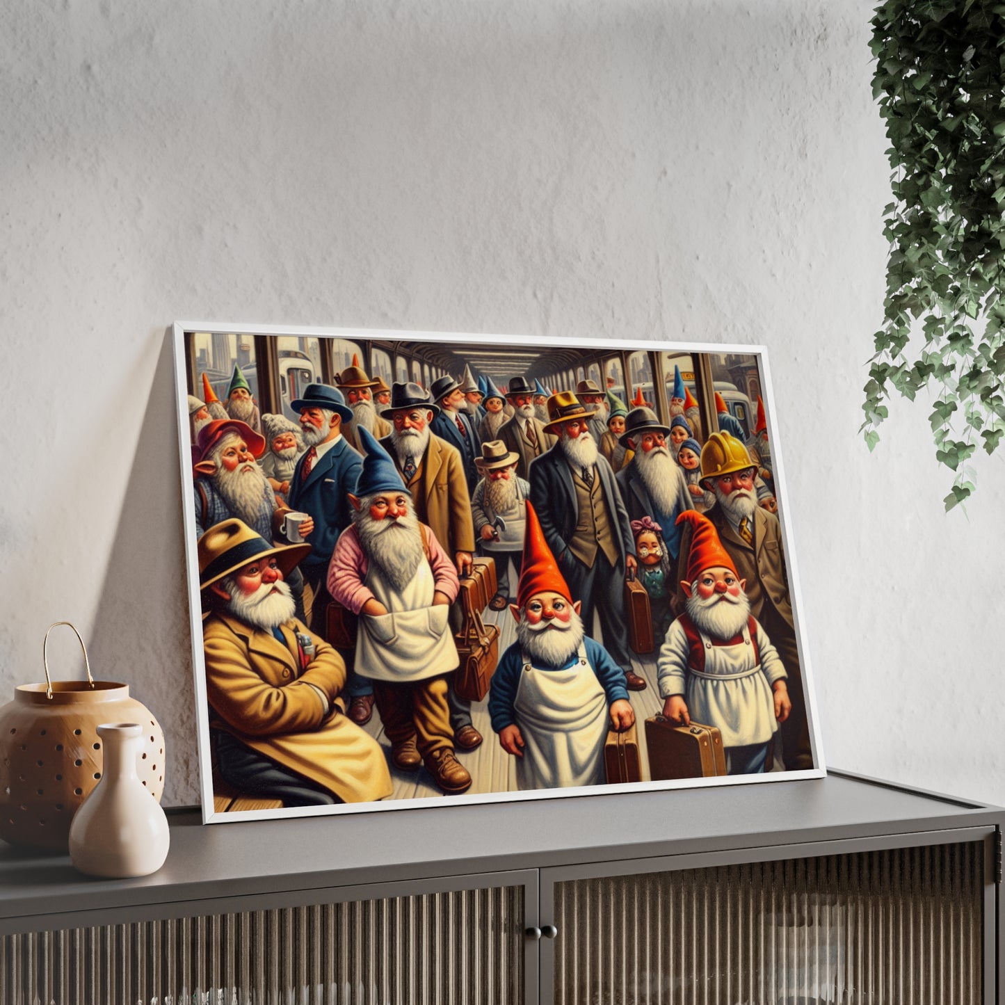 Framed The Gnome-mute Home Poster