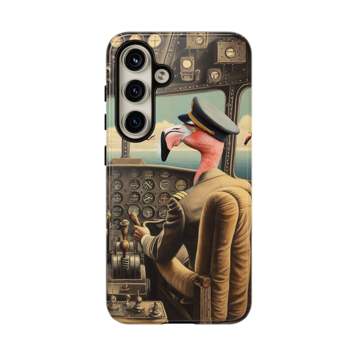 Flamingo Flight Deck Phone Case - GALAXY