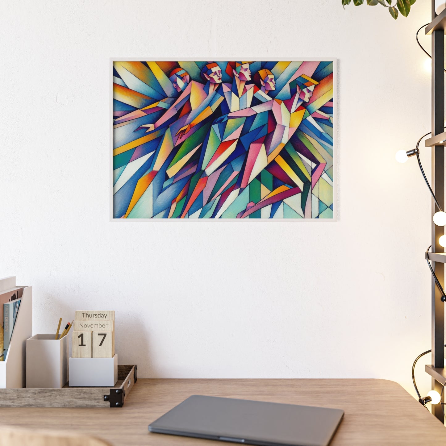 Framed Picasso's Pixies Poster