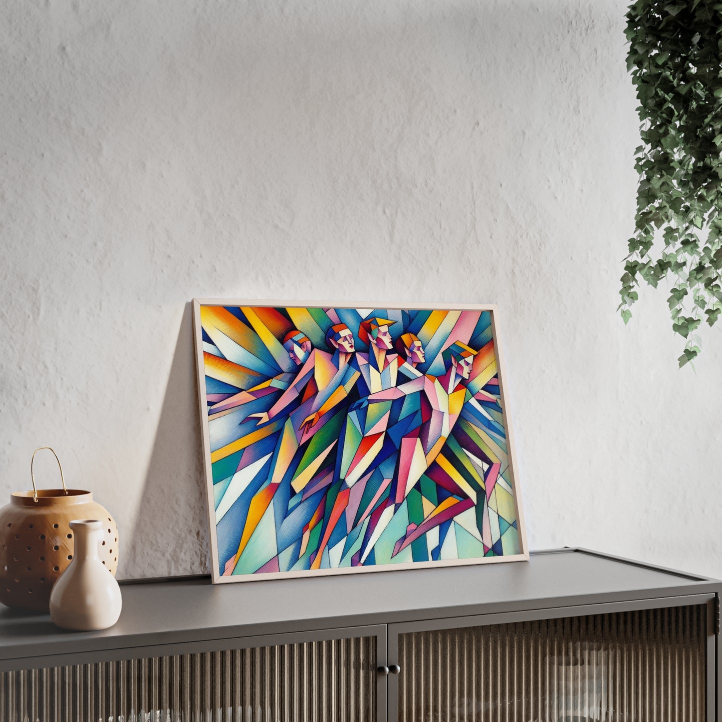 Framed Picasso's Pixies Poster