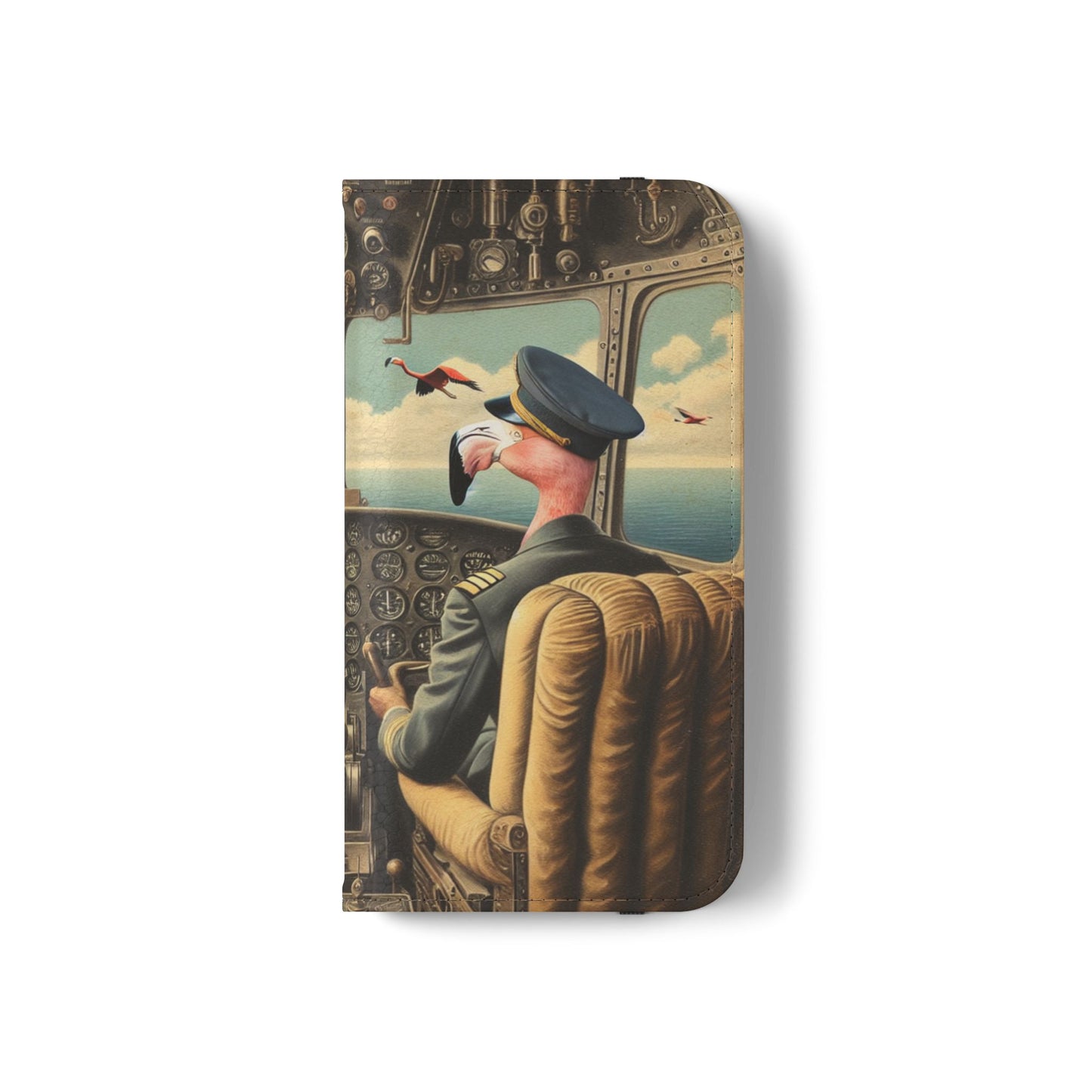 Flamingo Flight Deck Flip Case - iPhone/Galaxy