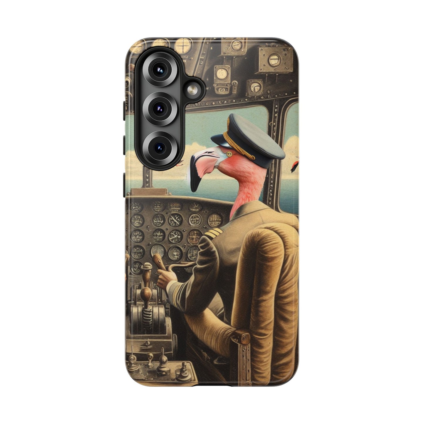 Flamingo Flight Deck Phone Case - GALAXY