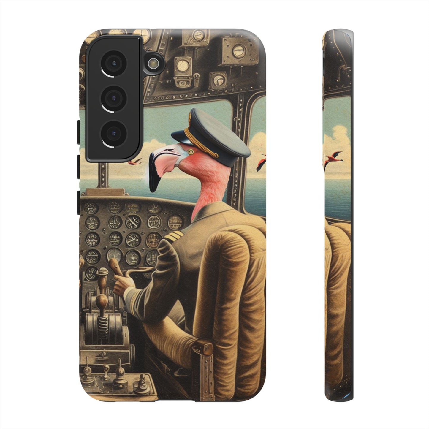 Flamingo Flight Deck Phone Case - GALAXY