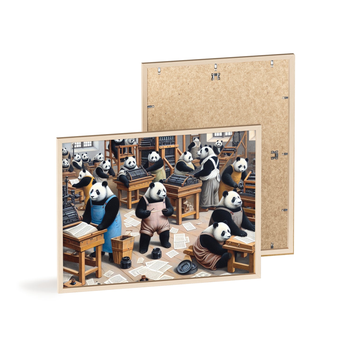 Framed Printing Pandamonium Poster