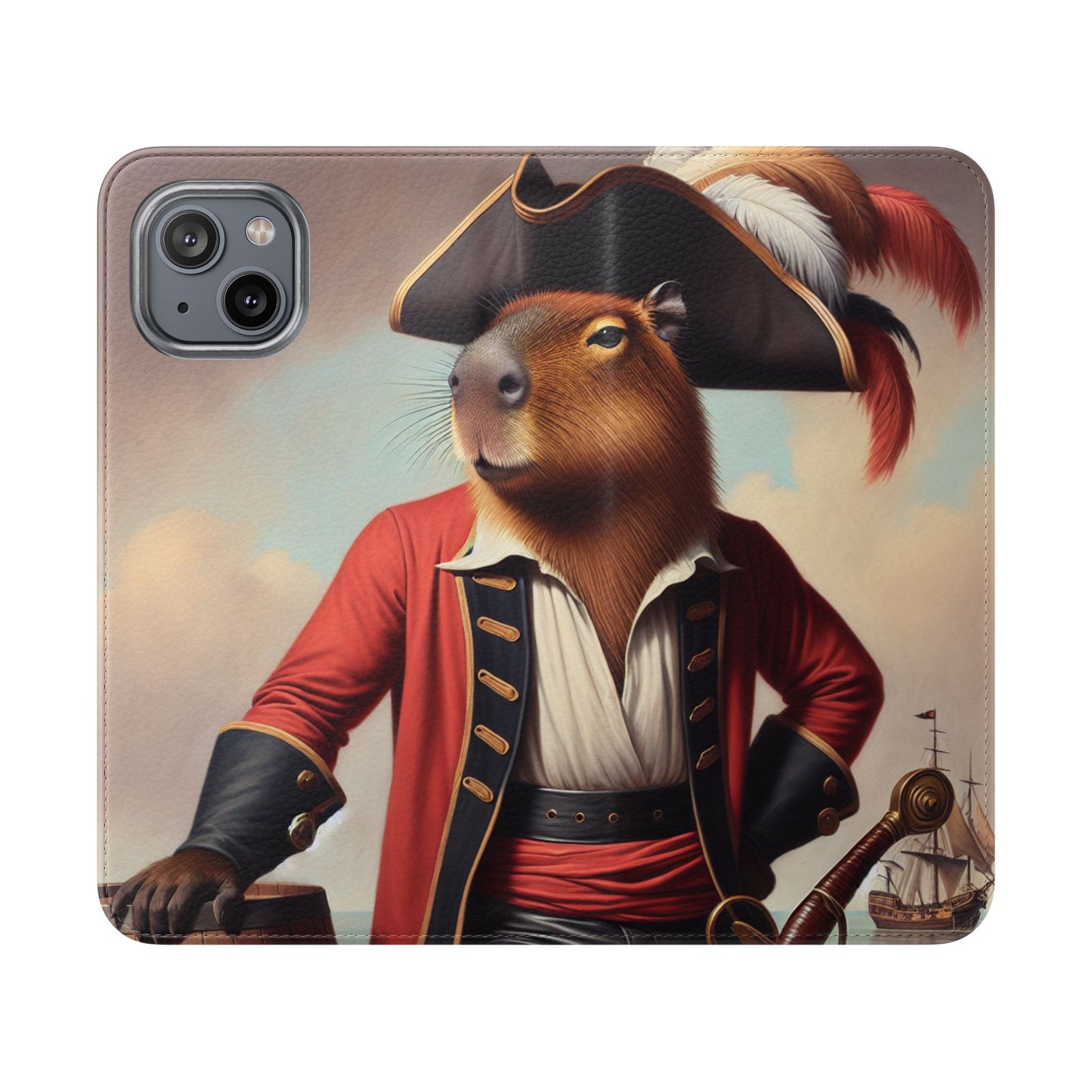 Captain Capybara Flip Case - iPhone/Galaxy