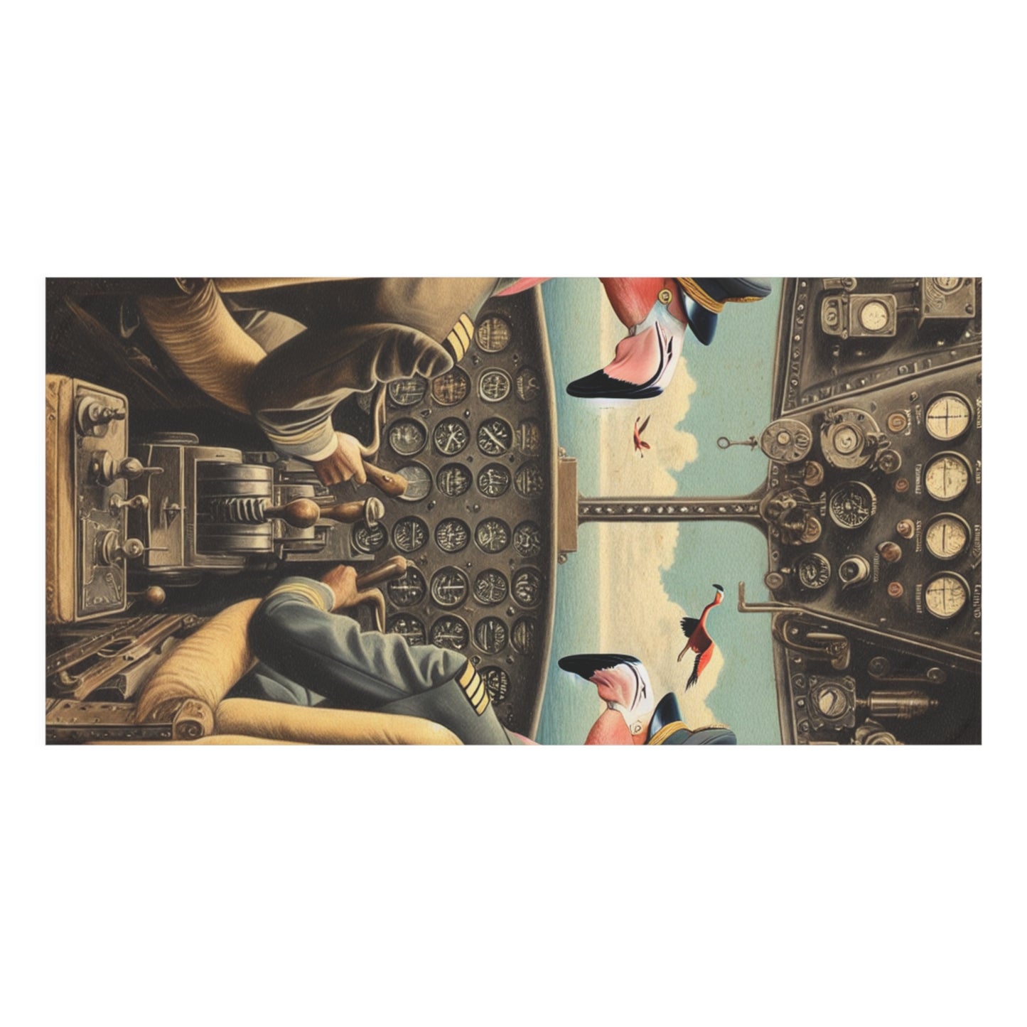 Flamingo Flight Deck Towel