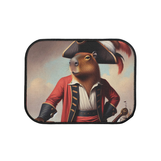 Captain Capybara Car Floor Mat