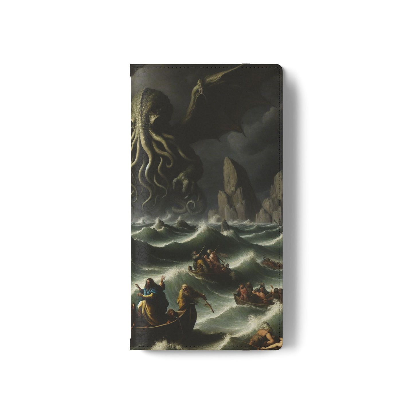 Cthulhu in the Storm Flip Cases for iPhones
