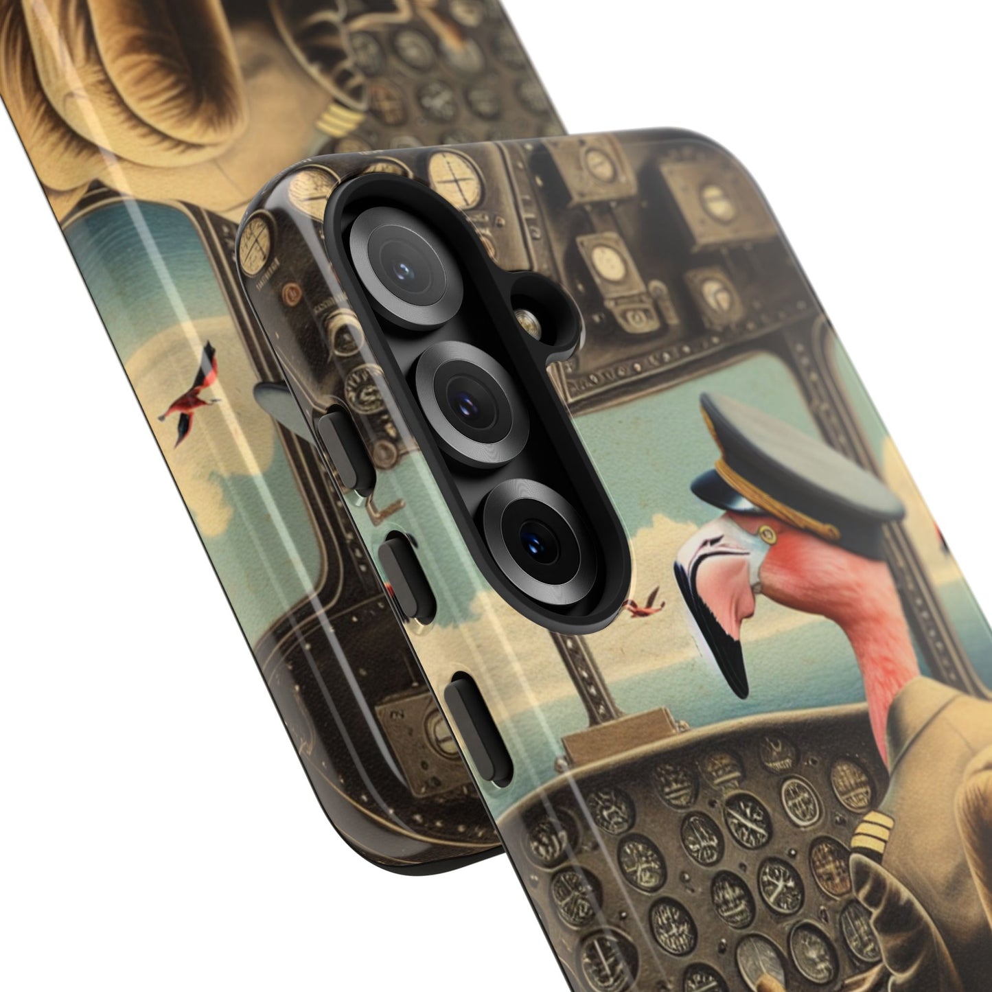 Flamingo Flight Deck Phone Case - GALAXY