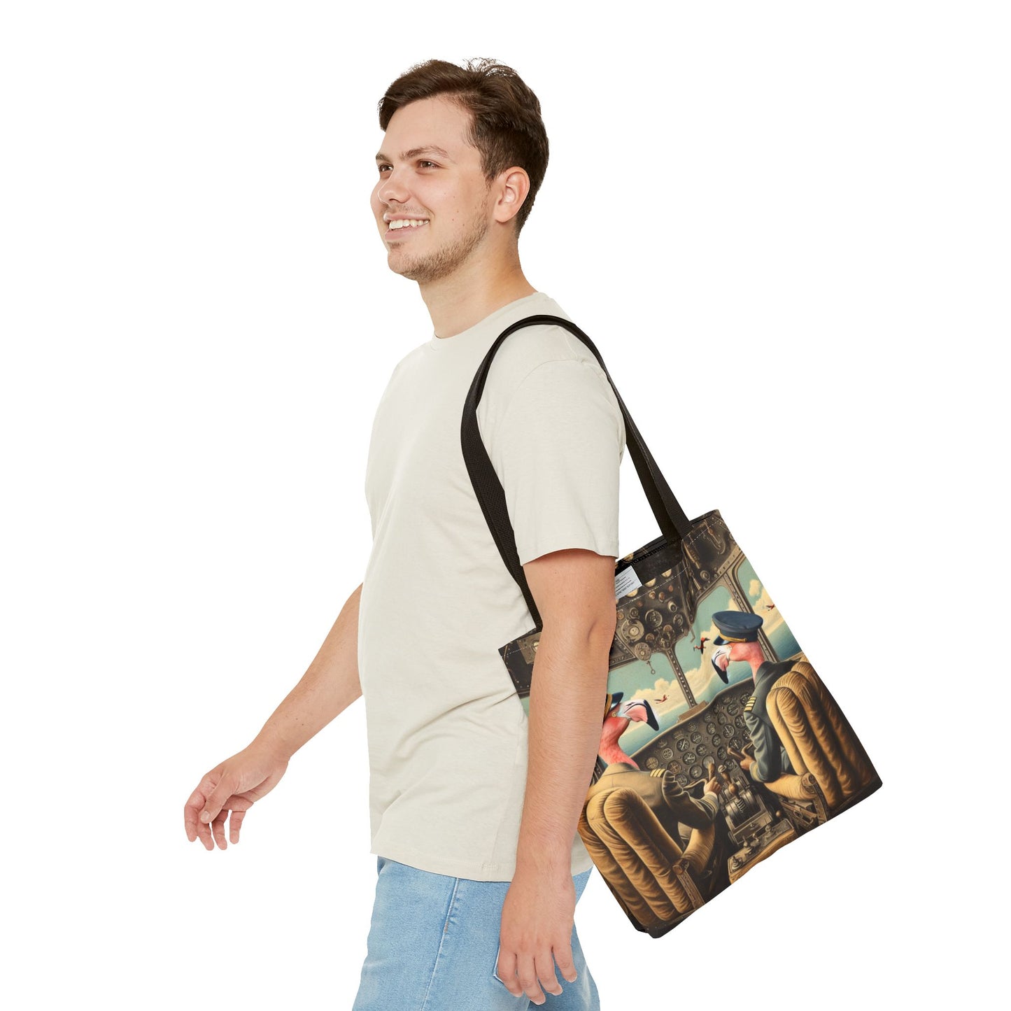 Flamingo Flight Deck Tote Bag
