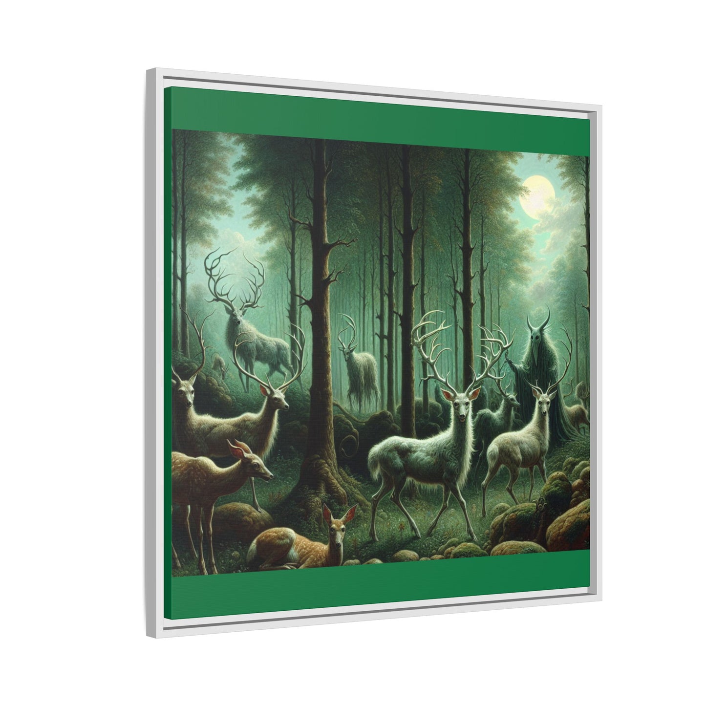 Wendigo Shepherd Canvas, Framed (Multi-color)