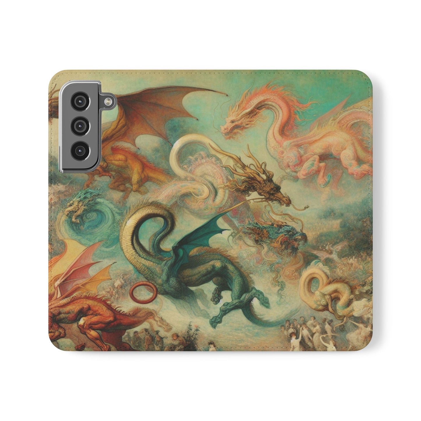 Degas Dreams of Dragons Flip Cases for iPhones