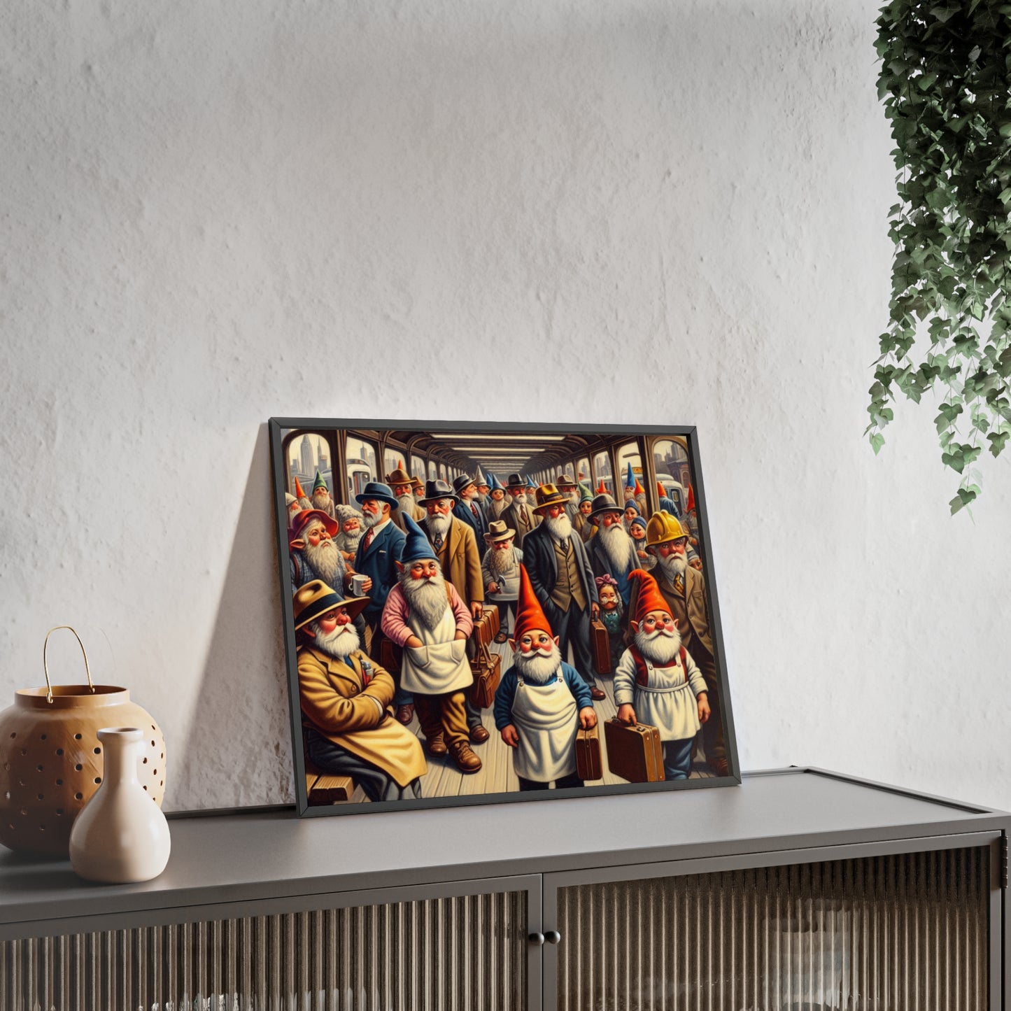 Framed The Gnome-mute Home Poster