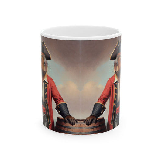 Captain Capybara Ceramic Mug