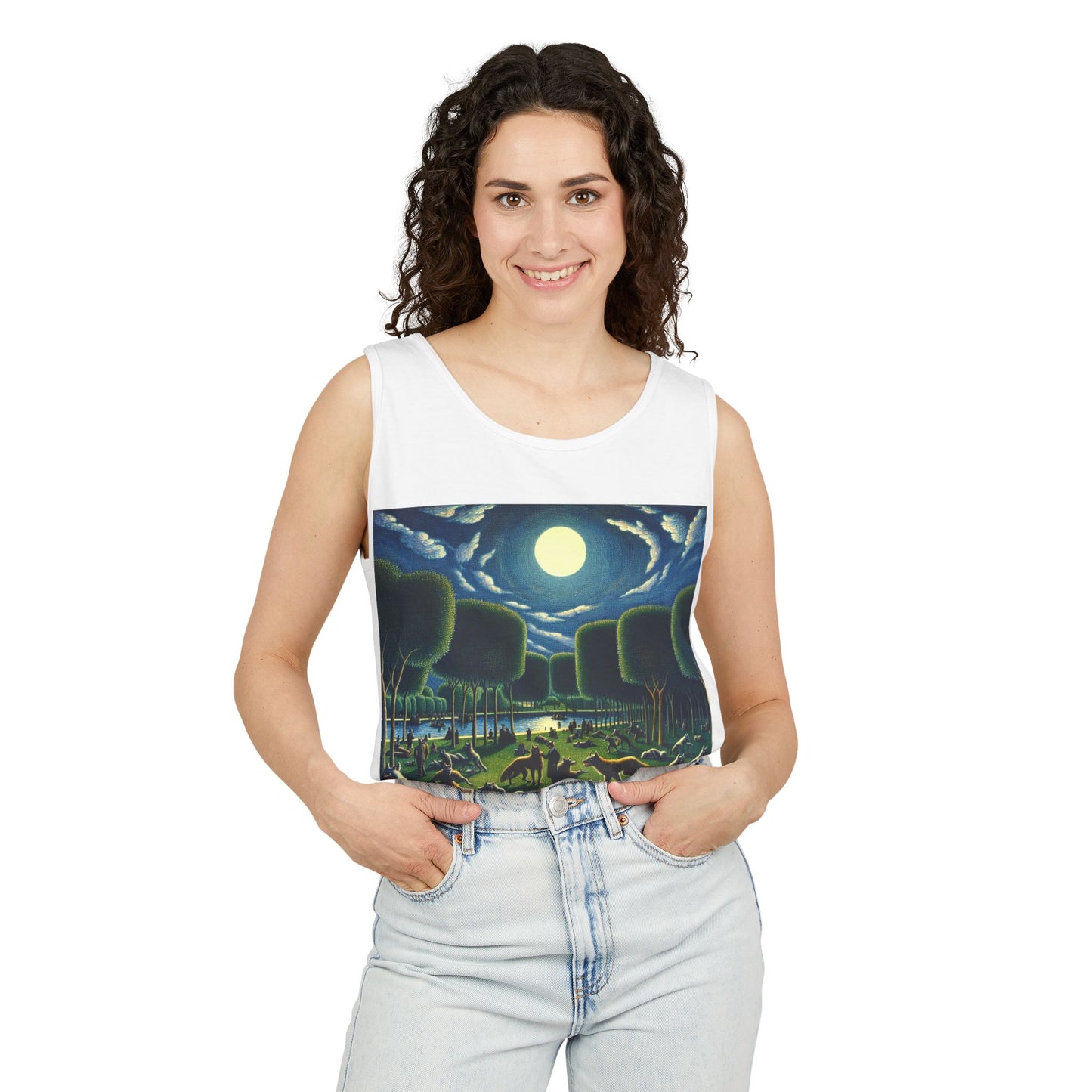 Werewolves at the Waterfront Unisex Tank Top