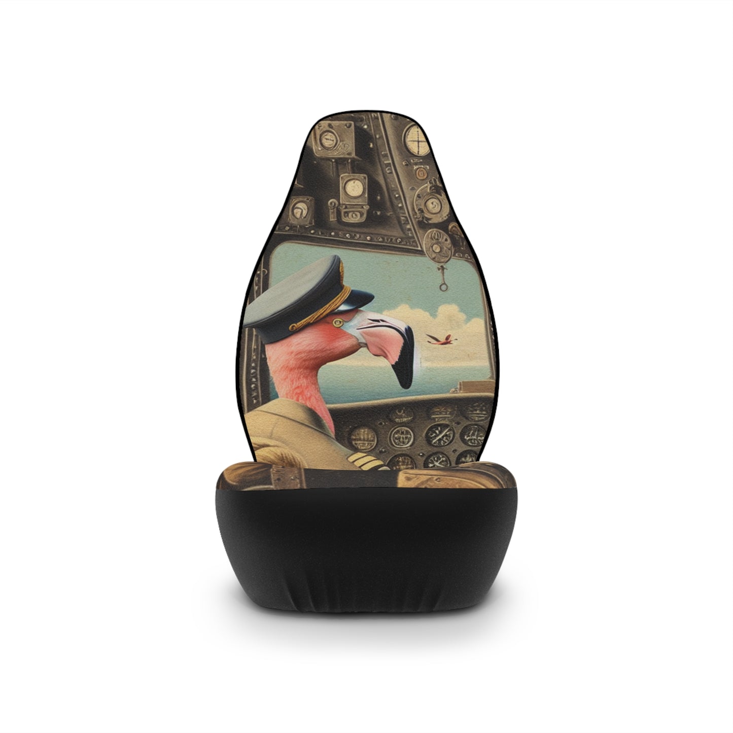 Flamingo Flight Deck Car Seat Covers