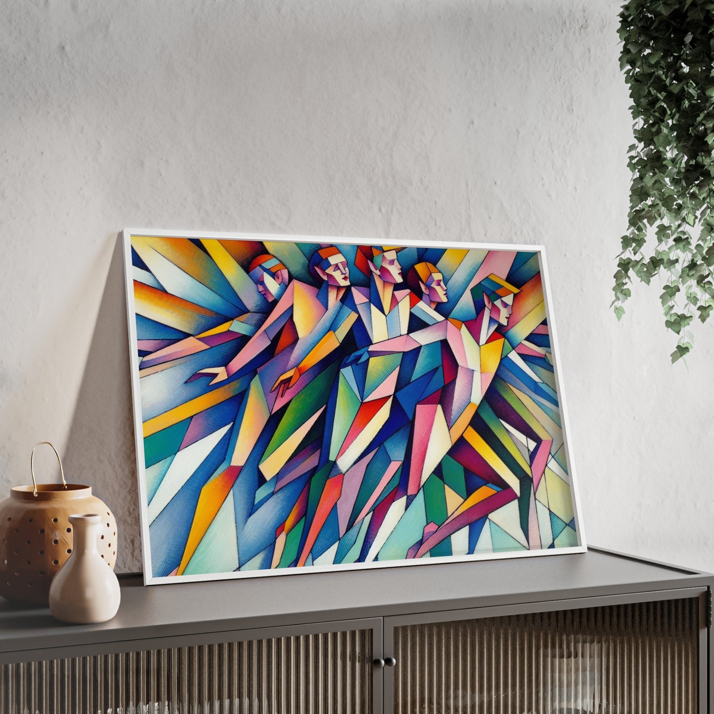 Framed Picasso's Pixies Poster