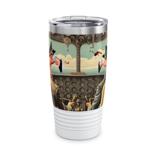 Flamingo Flight Deck Ringneck Tumbler | 20oz