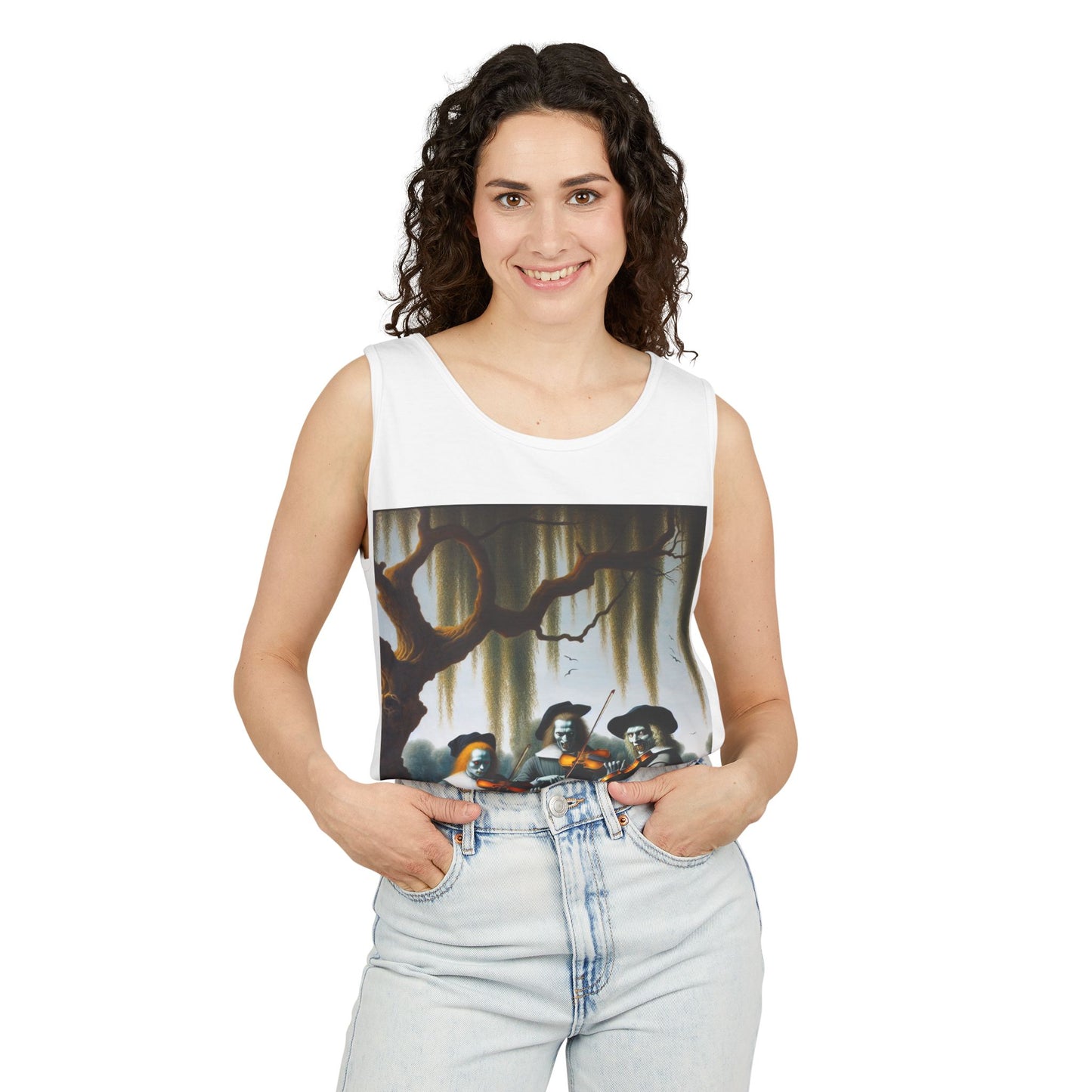 Vermeer's Vampire Violinists Unisex Tank Top