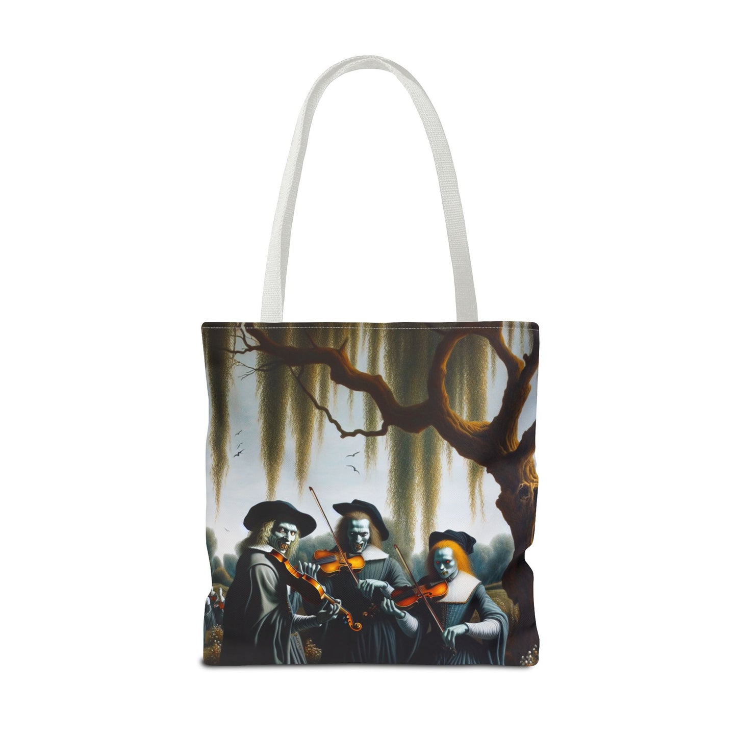 Vermeer's Vampire Violinists Tote Bag
