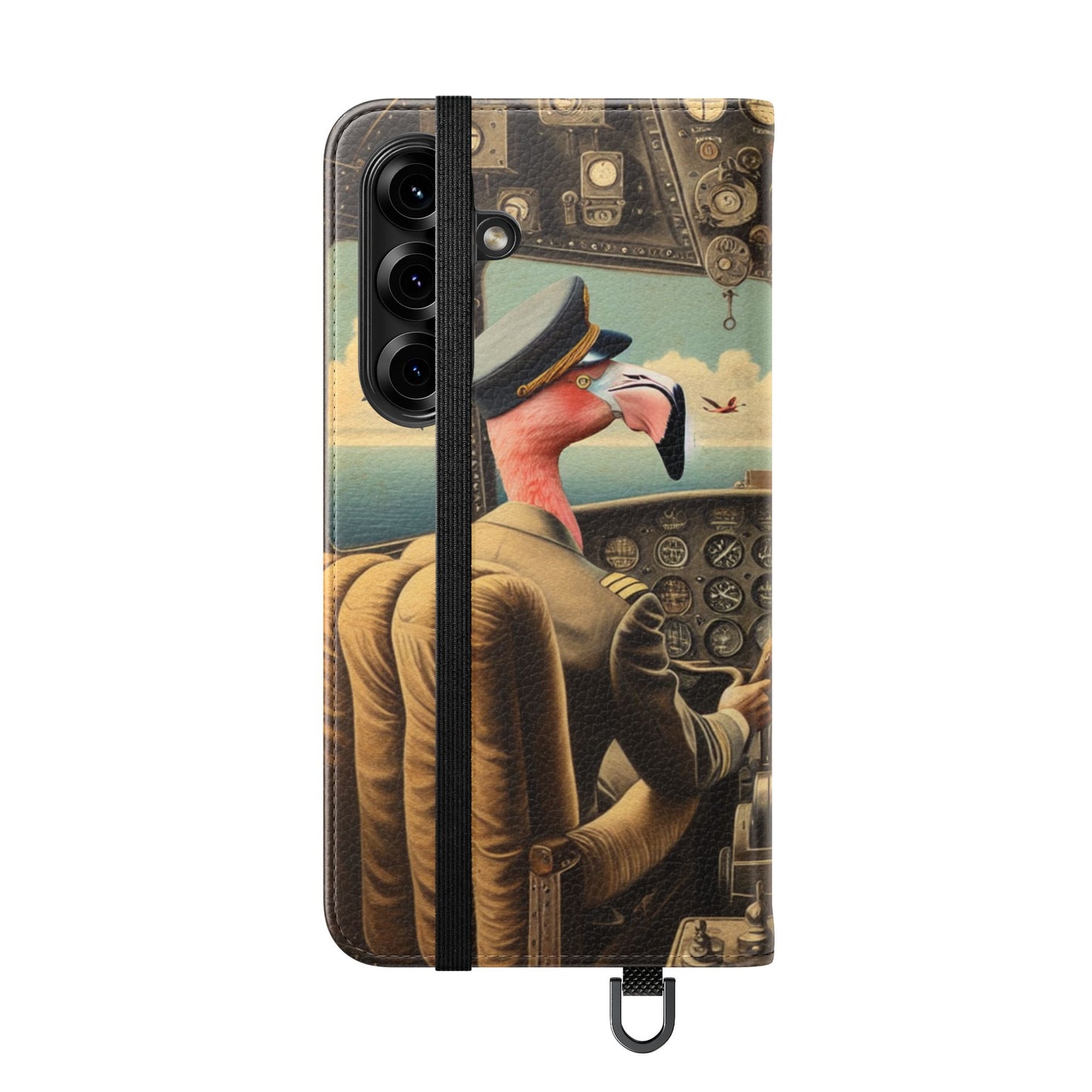 Flamingo Flight Deck Flip Case - iPhone/Galaxy