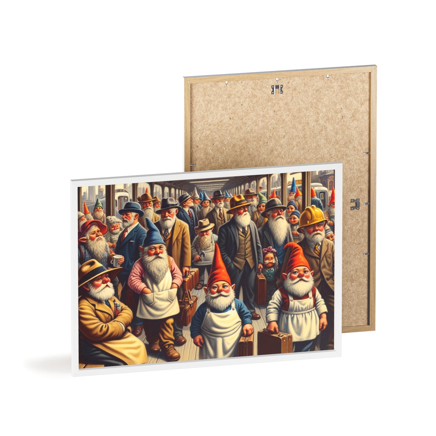 Framed The Gnome-mute Home Poster