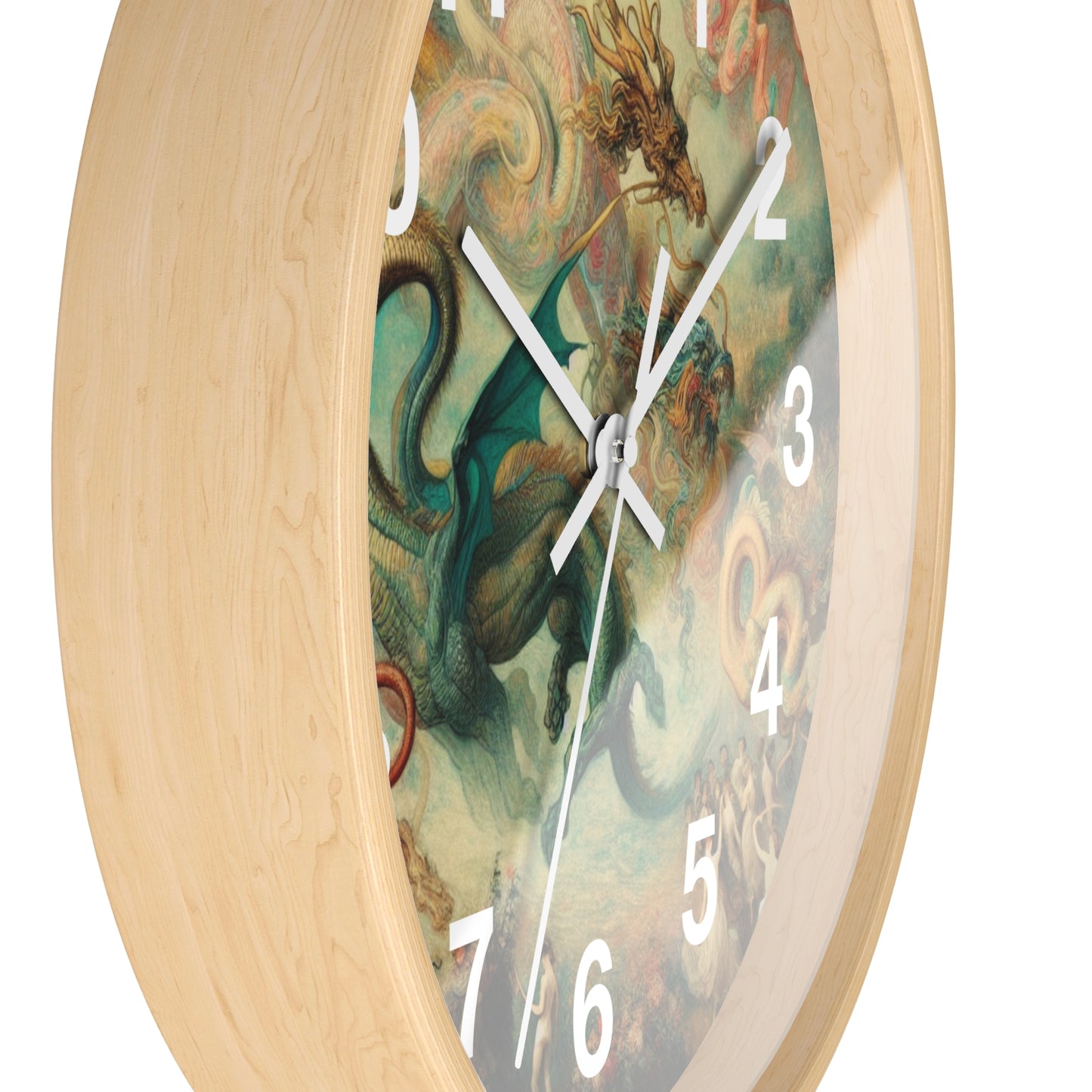 Degas Dreams of Dragons Wall Clock