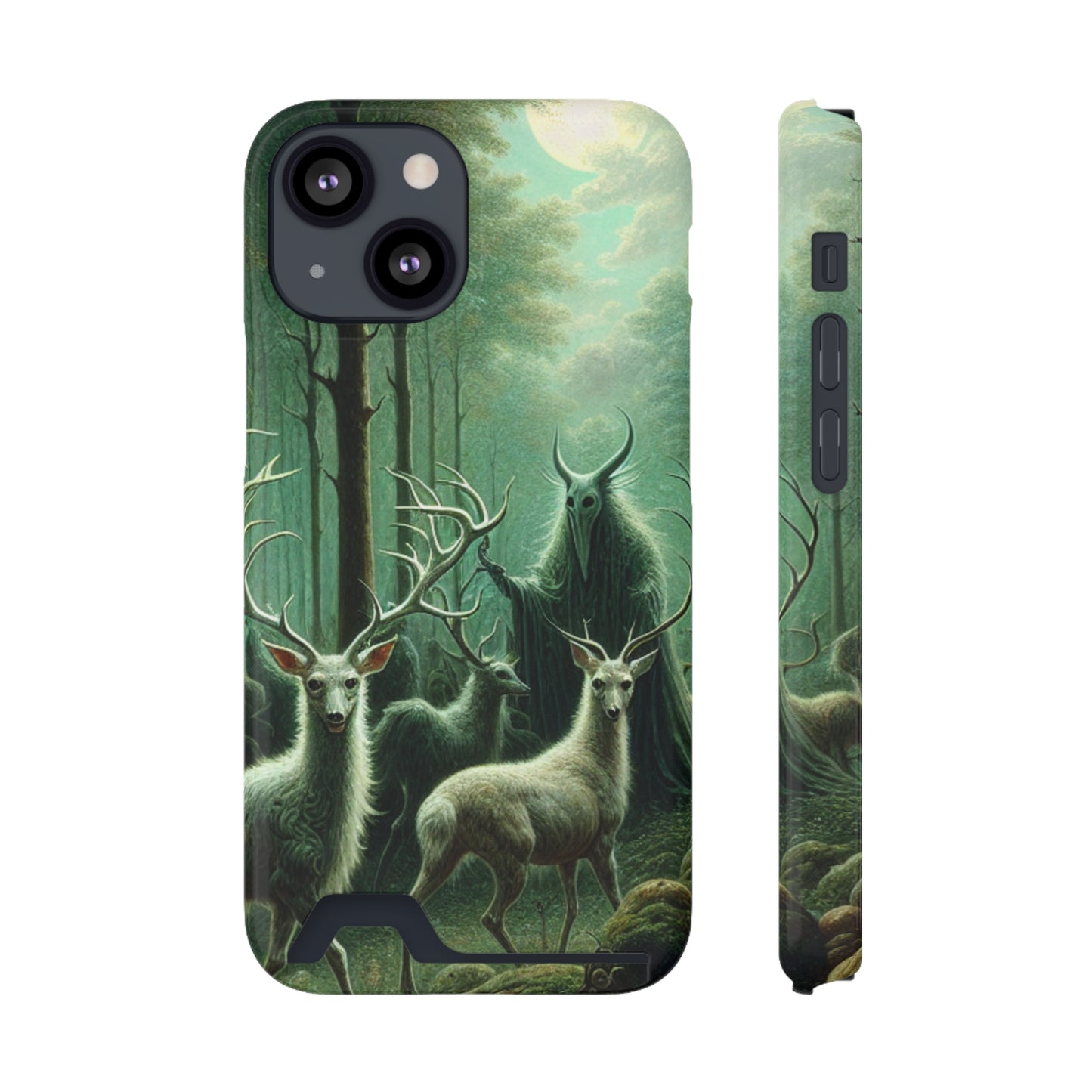 Wendigo Shepherd Phone Case with Card Holder - IPHONE