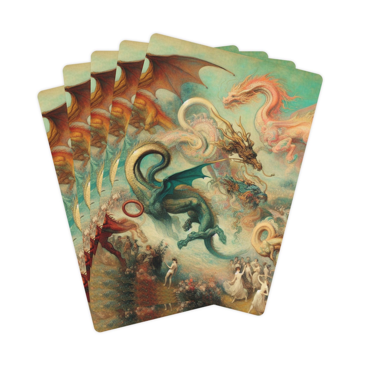 Degas Dreams of Dragons Poker/Playing Cards