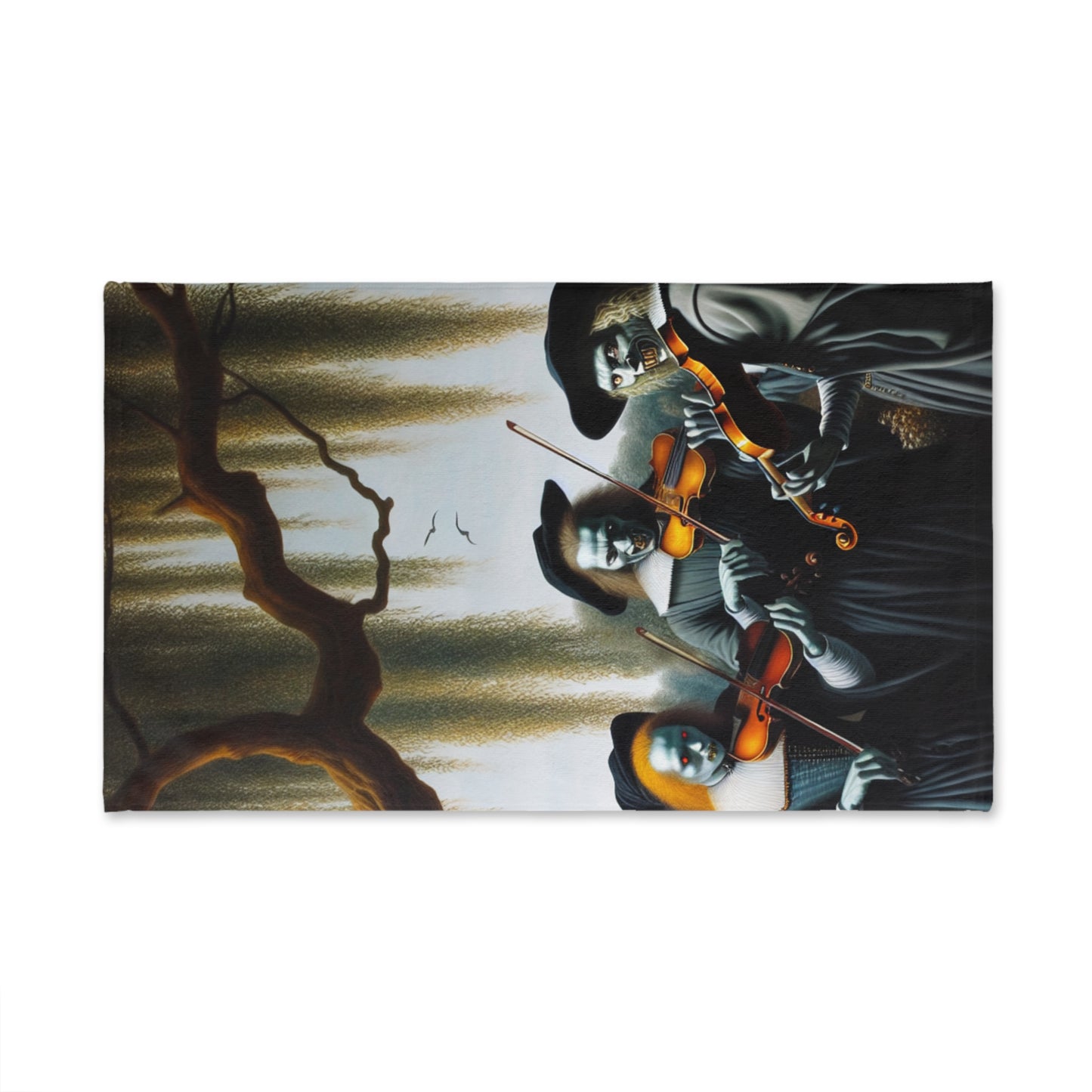 Vermeer's Vampire Violinists Hand Towel