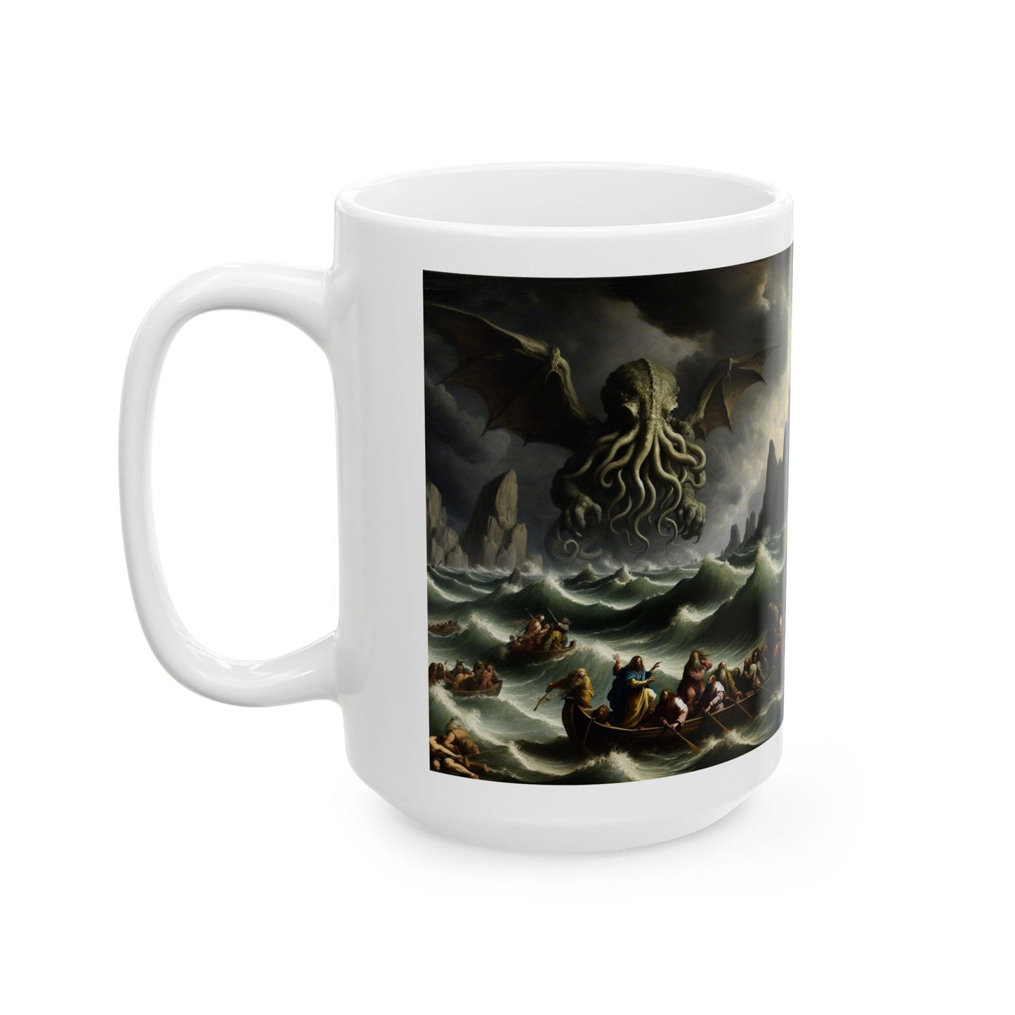 Cthulhu in the Storm Ceramic Mug