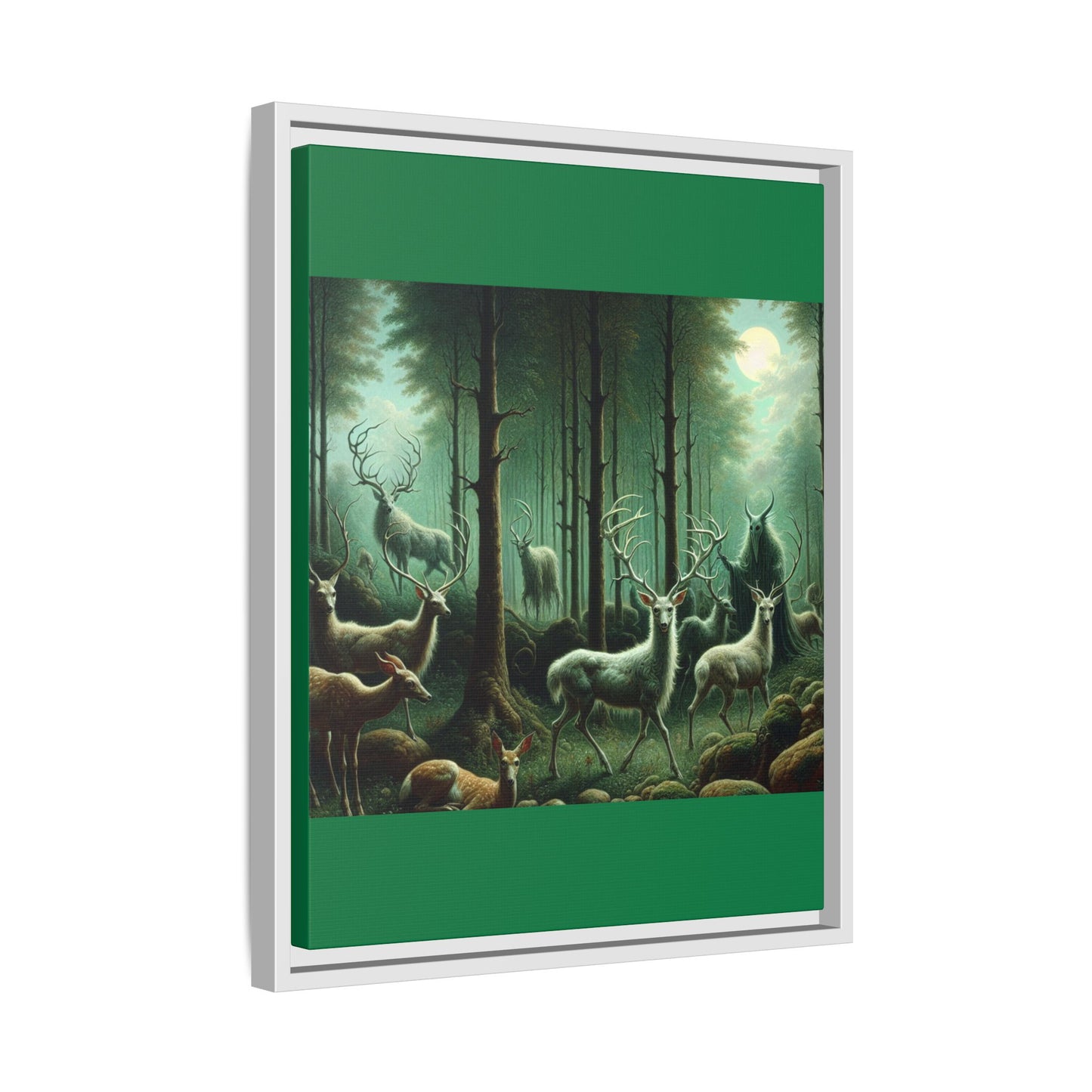 Wendigo Shepherd Canvas, Framed (Multi-color)