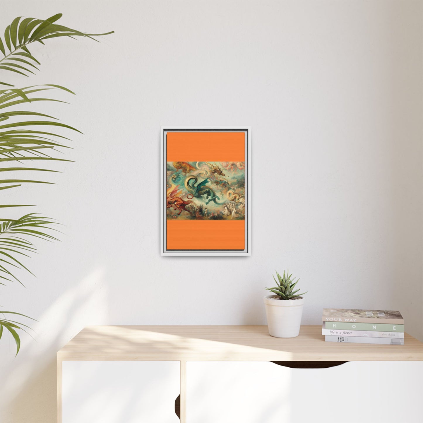 Degas Dreams of Dragons Canvas, Framed (Multi-color)