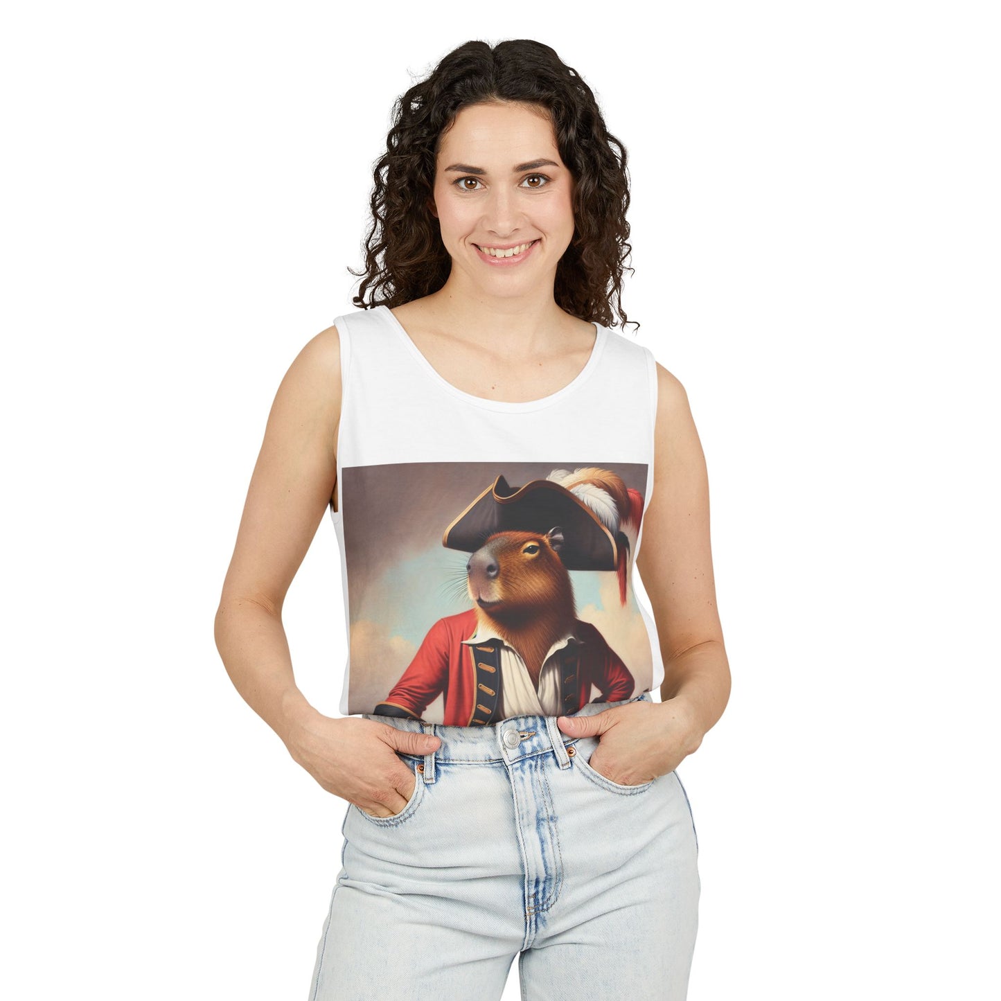 Captain Capybara Unisex Tank Top