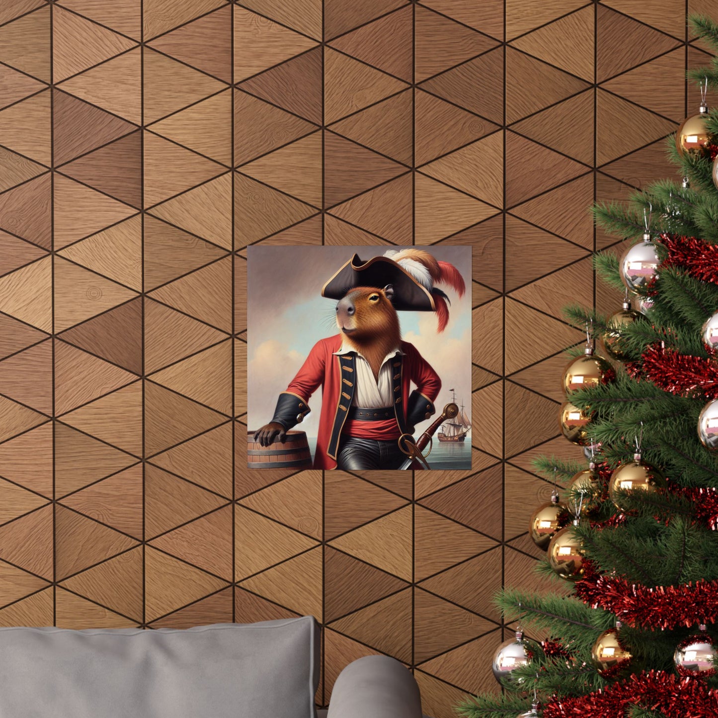 Captain Capybara Poster