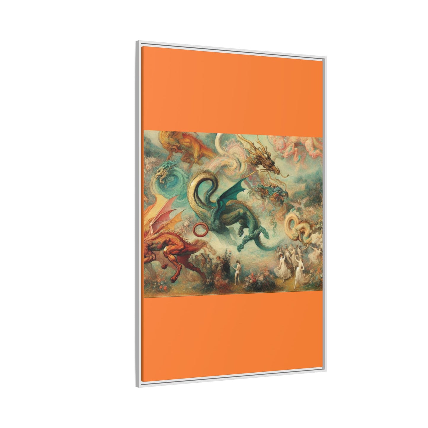Degas Dreams of Dragons Canvas, Framed (Multi-color)