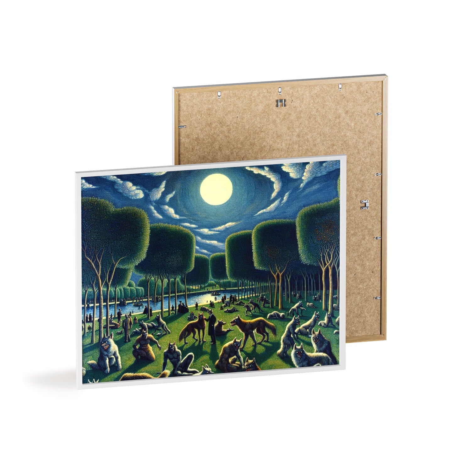 Framed Werewolves at the Waterfront Poster