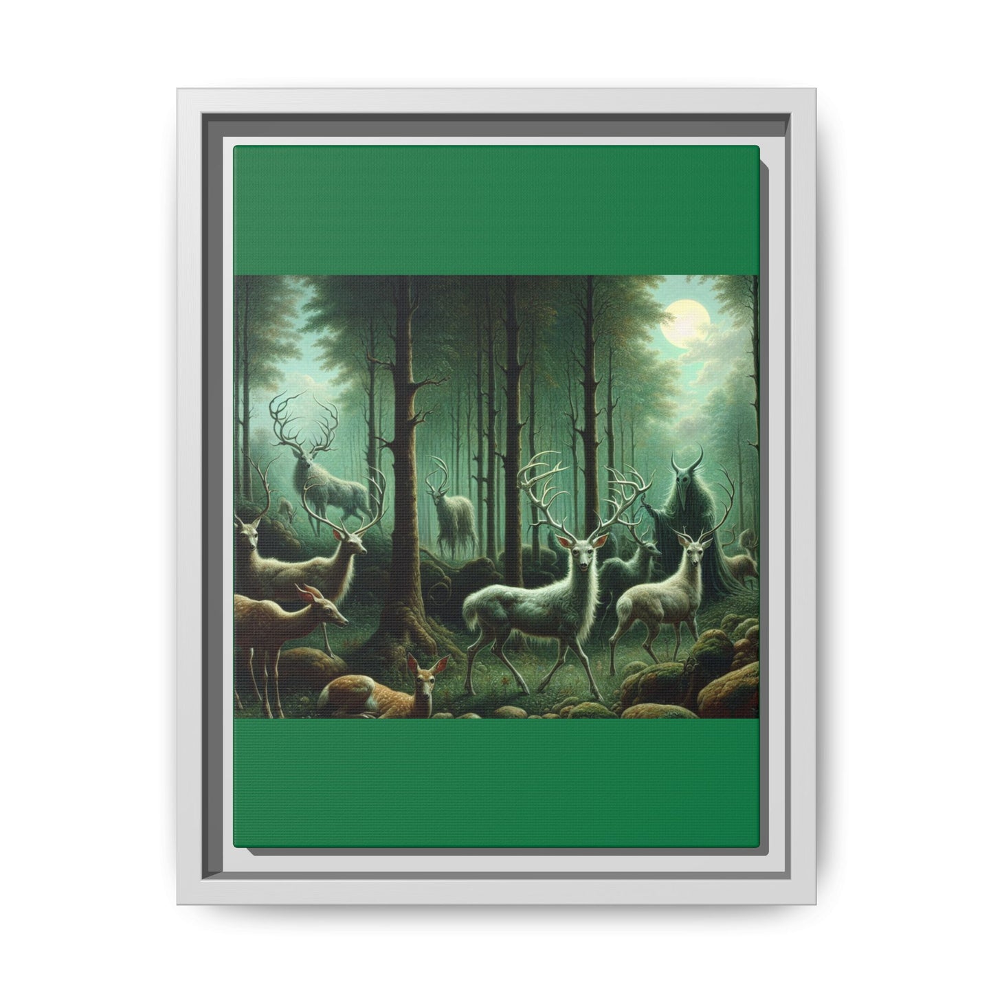 Wendigo Shepherd Canvas, Framed (Multi-color)