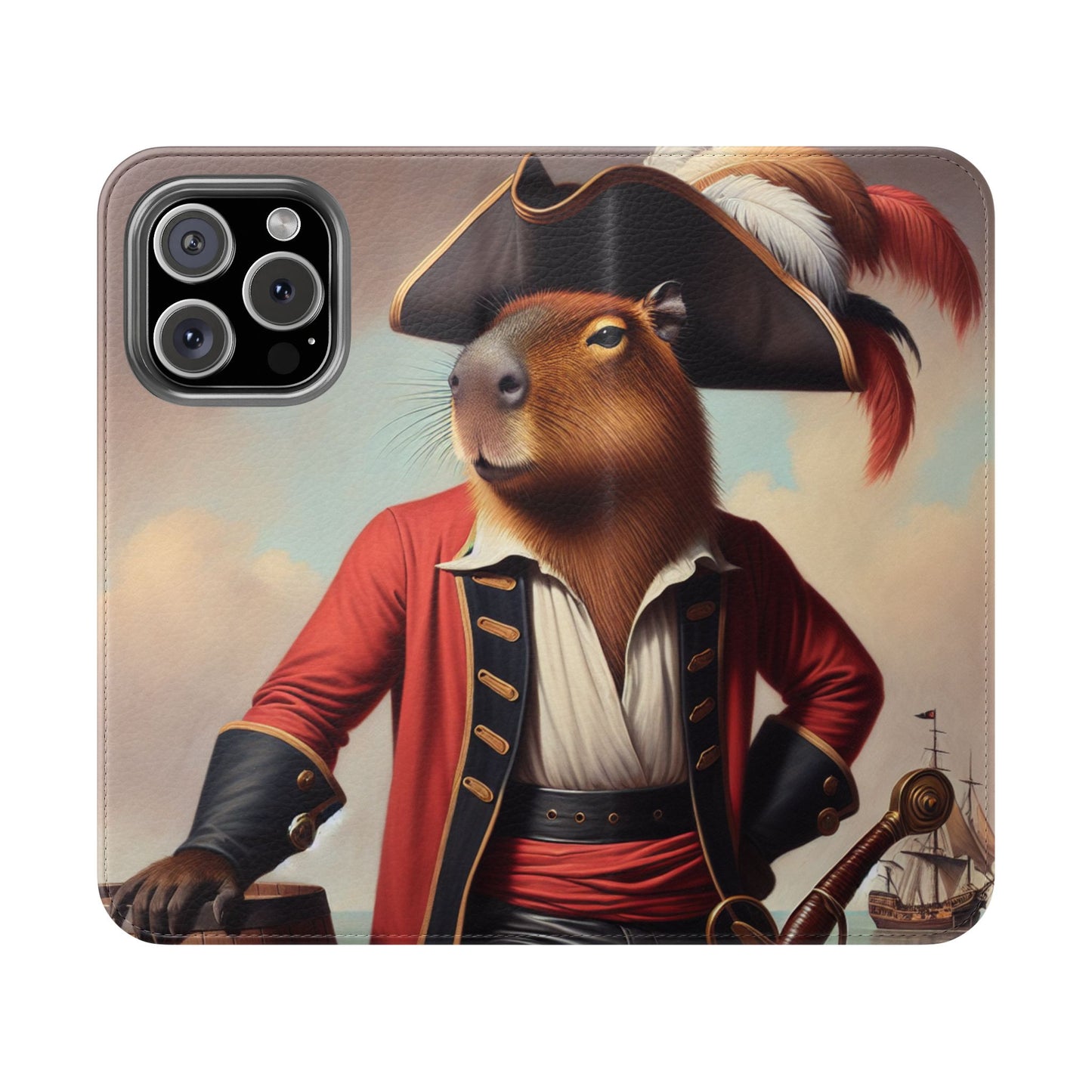 Captain Capybara Flip Case - iPhone/Galaxy