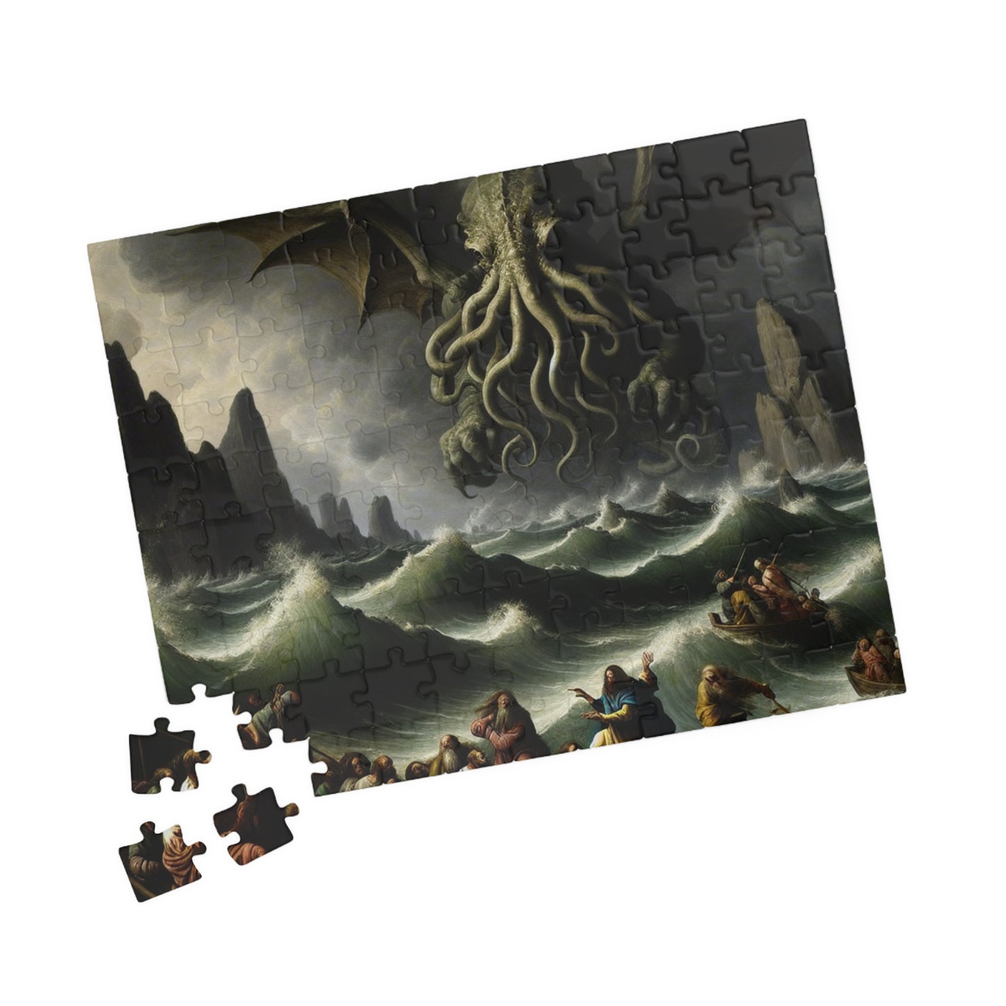Cthulhu in the Storm Puzzle (110, 252, 520, 1014-piece)